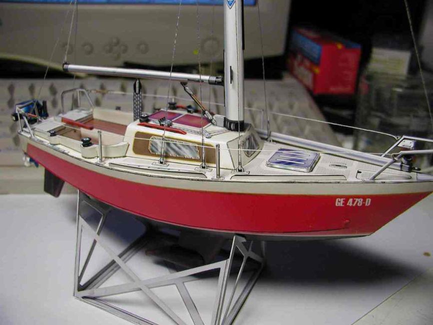 Яхта Via Cosi [1:40] paper model