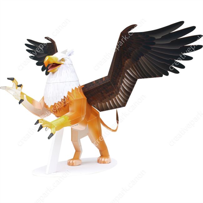 Грифон paper model