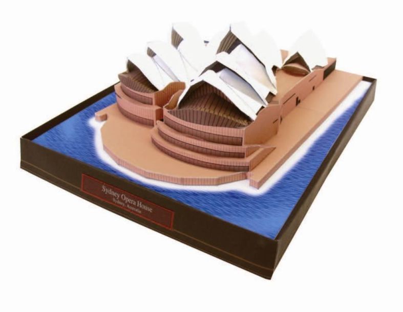 Сиднейский Оперный Театр, Австралия paper model