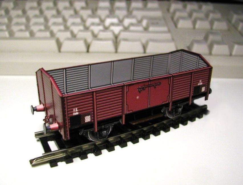 Вагон типа L paper model