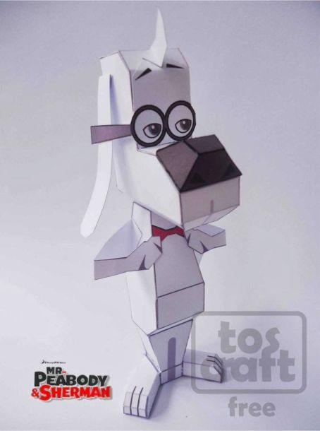 Мистер Пибоди (Приключения Мистера Пибоди и Шермана) paper model