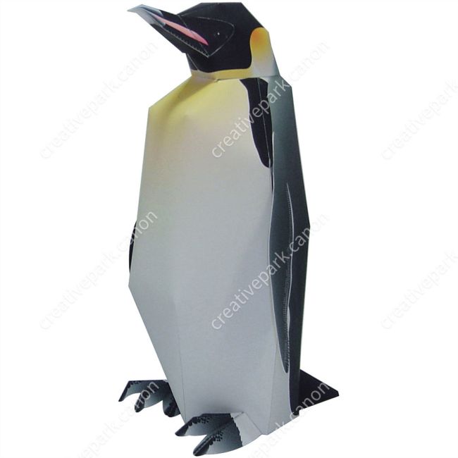 Императорский пингвин paper model