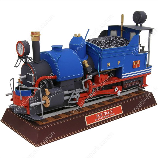 Игрушечный поезд paper model