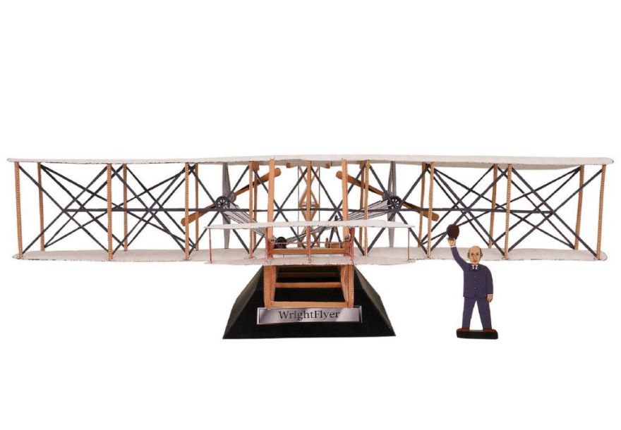 Самолет Флайер братьев Райт paper model
