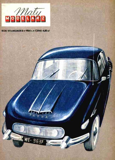 Maly Modelarz - 8/1964 - Автомобиль Tatra 603 magazine
