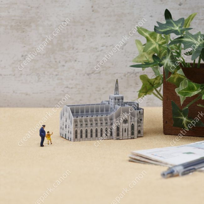 Миланский собор, Италия Мини-версия paper model