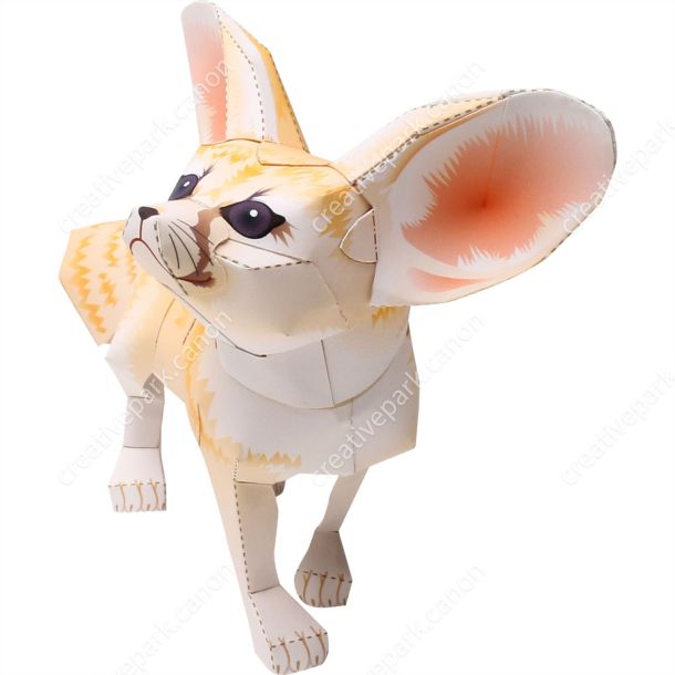 Фенек paper model
