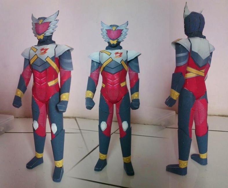 Супергерой BIMA Satria Garuda paper model