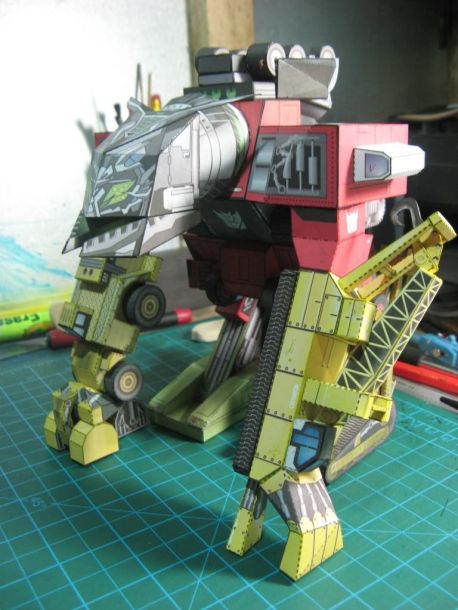 Трансформер Девастатор (Трансформеры) [серия, полная версия] paper model