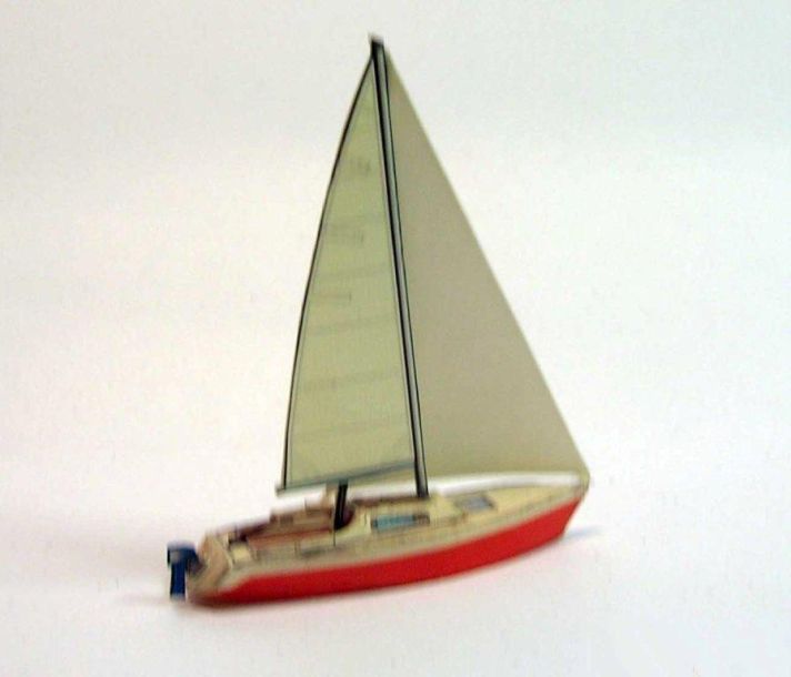 Яхта Via Cosi [1:200] paper model