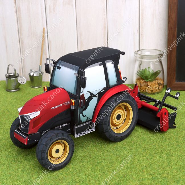 Трактор YANMAR Tractor paper model