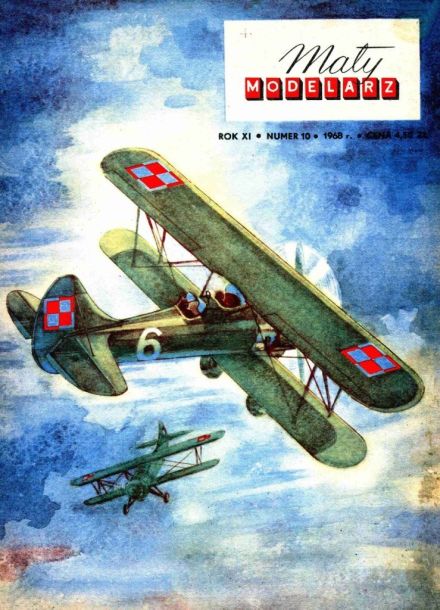 Maly Modelarz - 10/1968 - Учебно-тренировочный самолет PWS-26 magazine