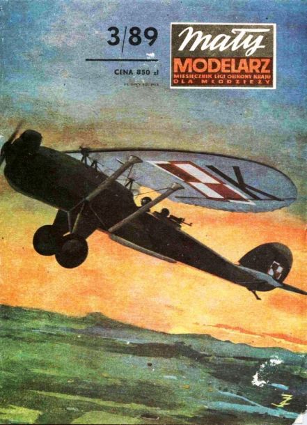 Maly Modelarz - 3/1989 - Самолет-разведчик Lublin R.XIIID magazine