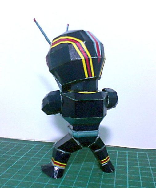 Kamen Rider SD paper model