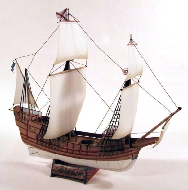 Галеон Сан-Сальвадор (1539) paper model