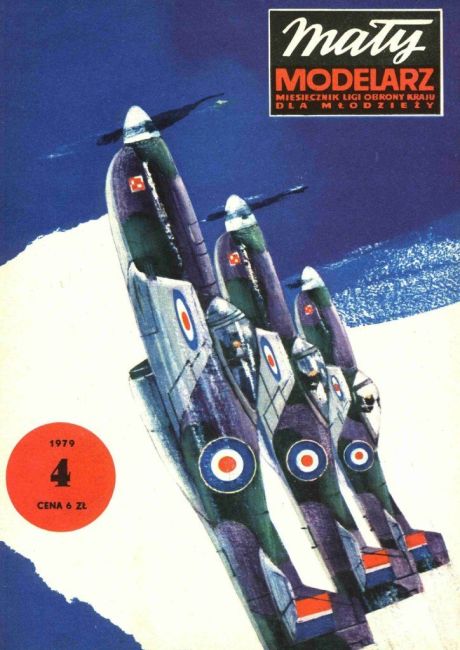 Maly Modelarz - 4/1979 - Истребитель North American P-51 Mustang magazine