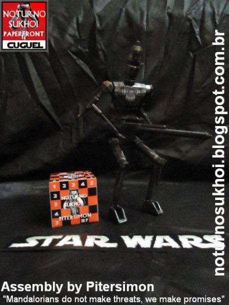 Дроид-убийца IG-88 (Звездные войны) paper model