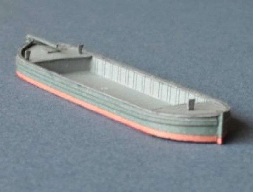 Угольная баржа (1900) paper model