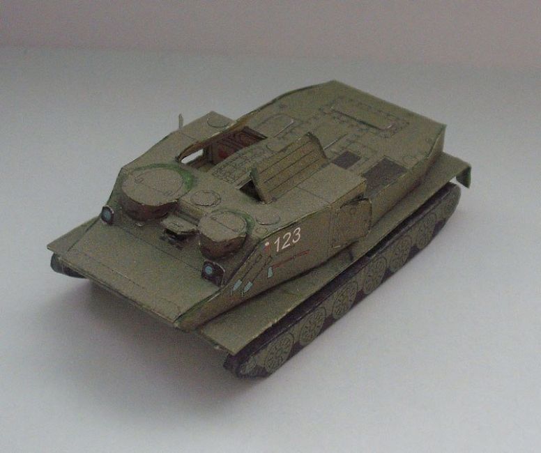 Бронетранспортер OT-62 paper model