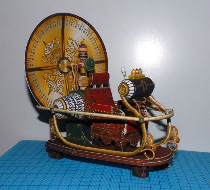 Машина времени paper model
