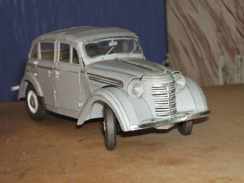 W.M.C. Models - 02/2011 (9) - Автомобиль Москвич-400 / Opel Kadett 1938 magazine