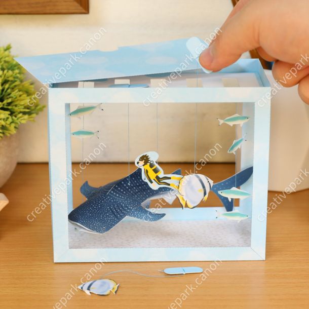 Китовая акула paper model