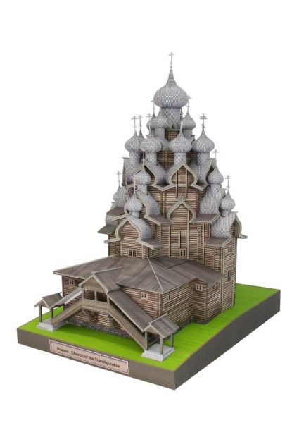 Церковь Преображения, Россия paper model