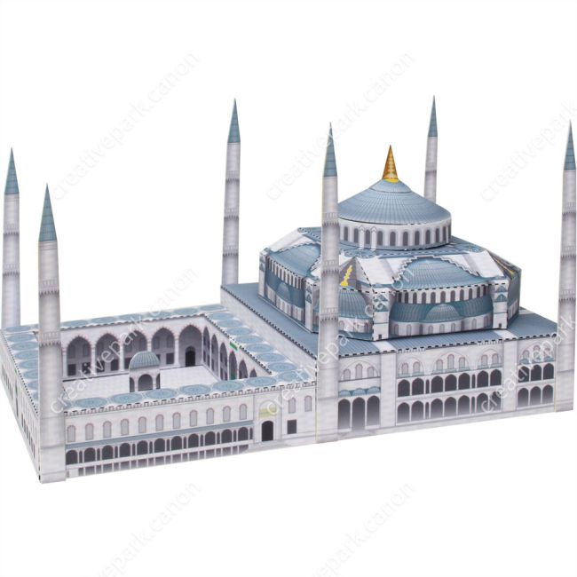 Султан Ахмет Джами, Турция Мини-версия paper model