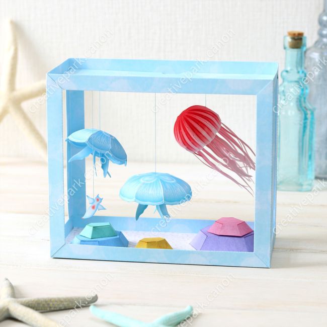 Медуза paper model