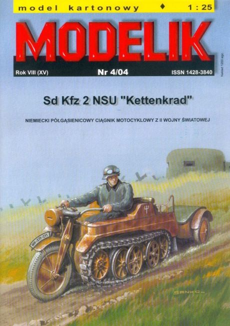 Modelik - 4/2004 - Полугусеничный мотоцикл SdKfz 2 magazine