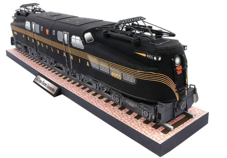 Электровоз GG1 paper model