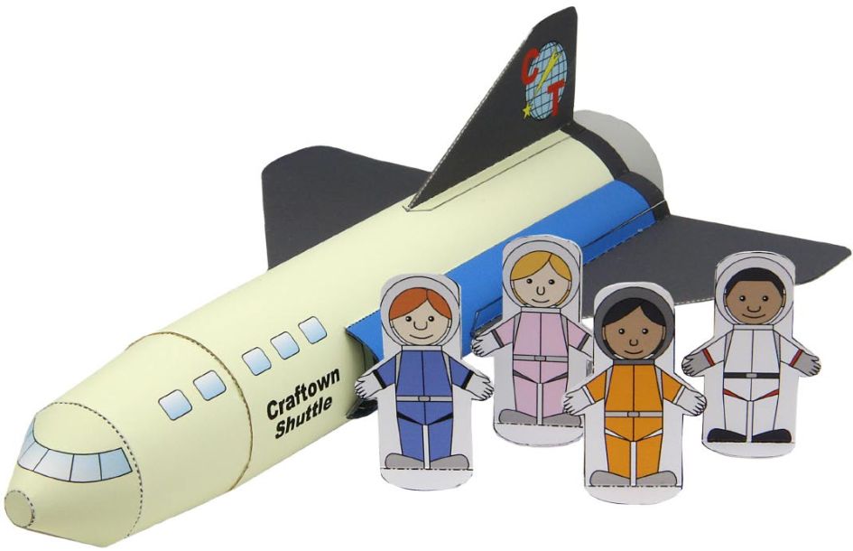 Космический шаттл paper model