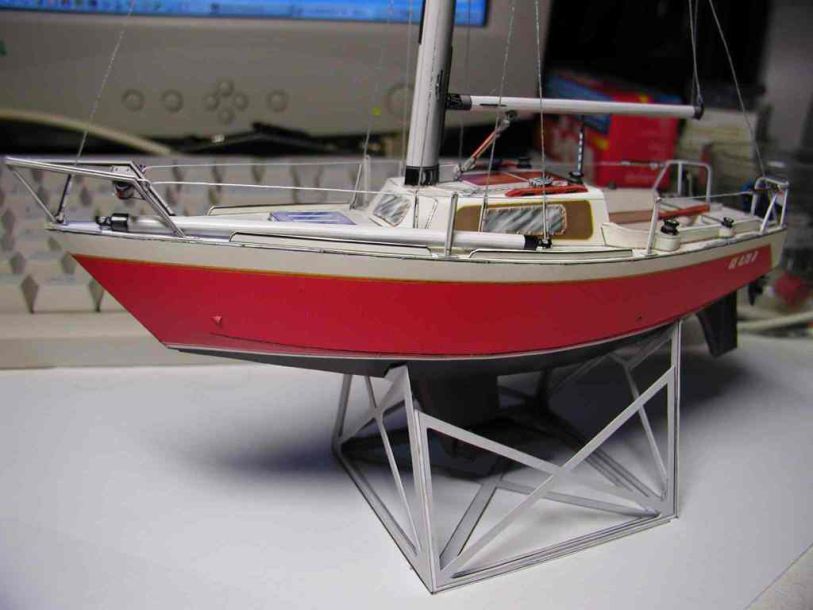 Яхта Via Cosi [1:40] paper model