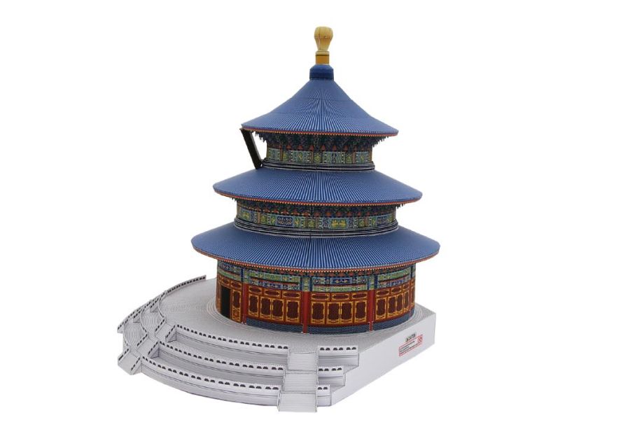Храм Неба, Китай paper model