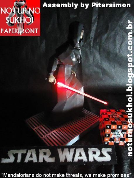 Император Палпатин (Звездные войны) paper model