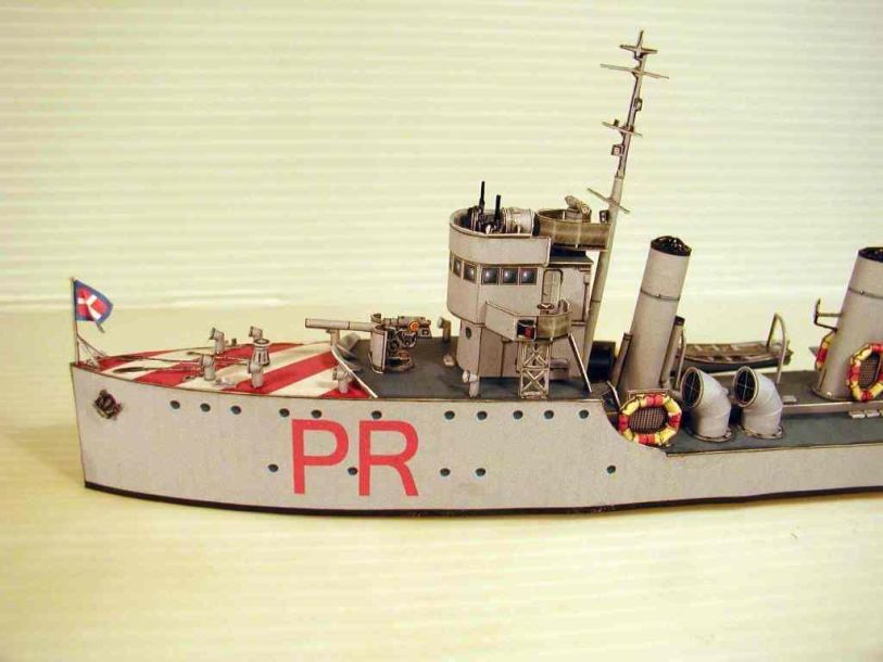 Крейсер Generale Marcello Prestinari paper model