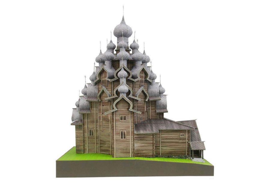 Церковь Преображения, Россия paper model