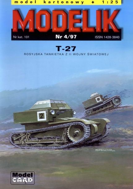 Modelik - 4/1997 - Танкетка Т-27 magazine