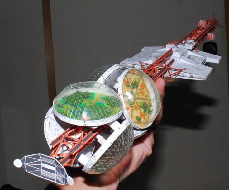 Космический корабль Valley Forge (Молчаливый бег) paper model