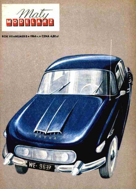 Maly Modelarz - 8/1964 - Автомобиль Tatra 603 magazine
